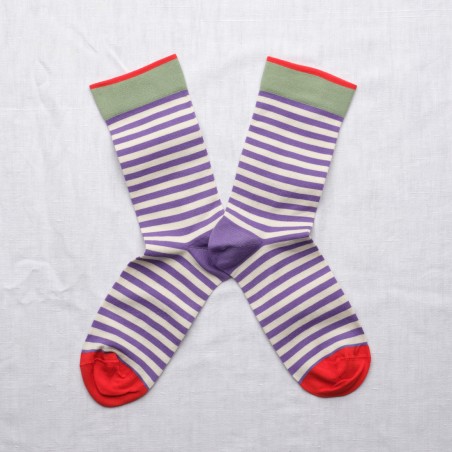 Chaussettes Rayures Iris